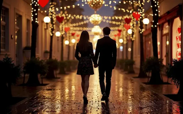 city at night love HD Desktop Wallpaper | Background Image