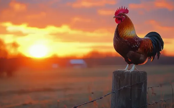 chicken sunset HD Desktop Wallpaper | Background Image