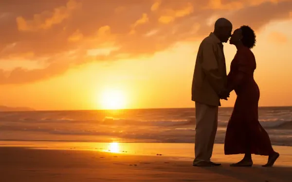 AI Art Romantic HD Desktop Wallpaper | Background Image