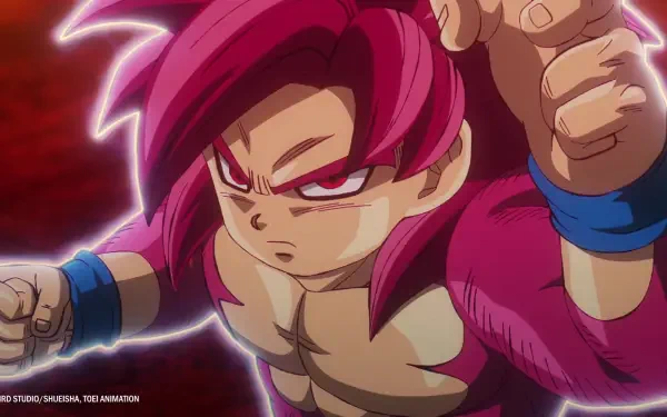 Anime Dragon Ball DAIMA Goku Super Saiyan 4 HD Desktop Wallpaper | Background Image