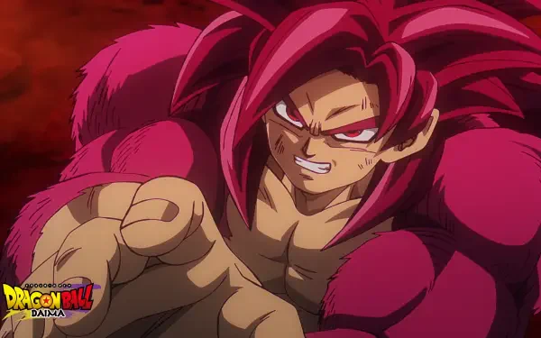 Anime Dragon Ball DAIMA Goku Super Saiyan 4 HD Desktop Wallpaper | Background Image