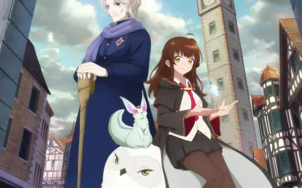 Anime Once Upon a Witch's Death Meg Raspberry HD Desktop Wallpaper | Background Image