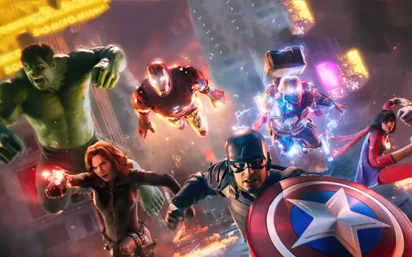 Marvel's Avengers HD Desktop Wallpaper | Background Image