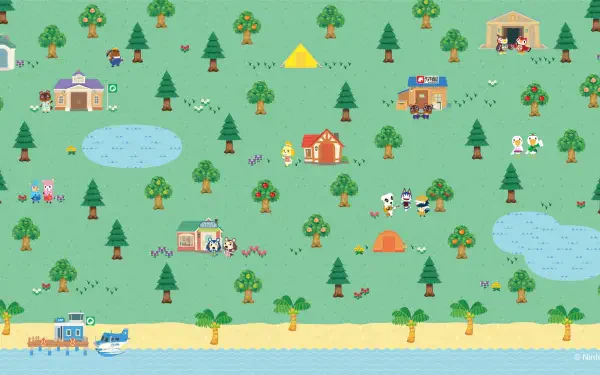 Animal Crossing HD Desktop Wallpaper | Background Image