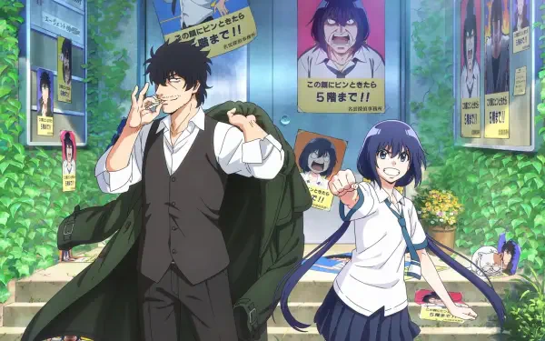 Anime Detectives These Days Are Crazy! Mashiro Nakanishi Keiichirou Nagumo HD Desktop Wallpaper | Background Image