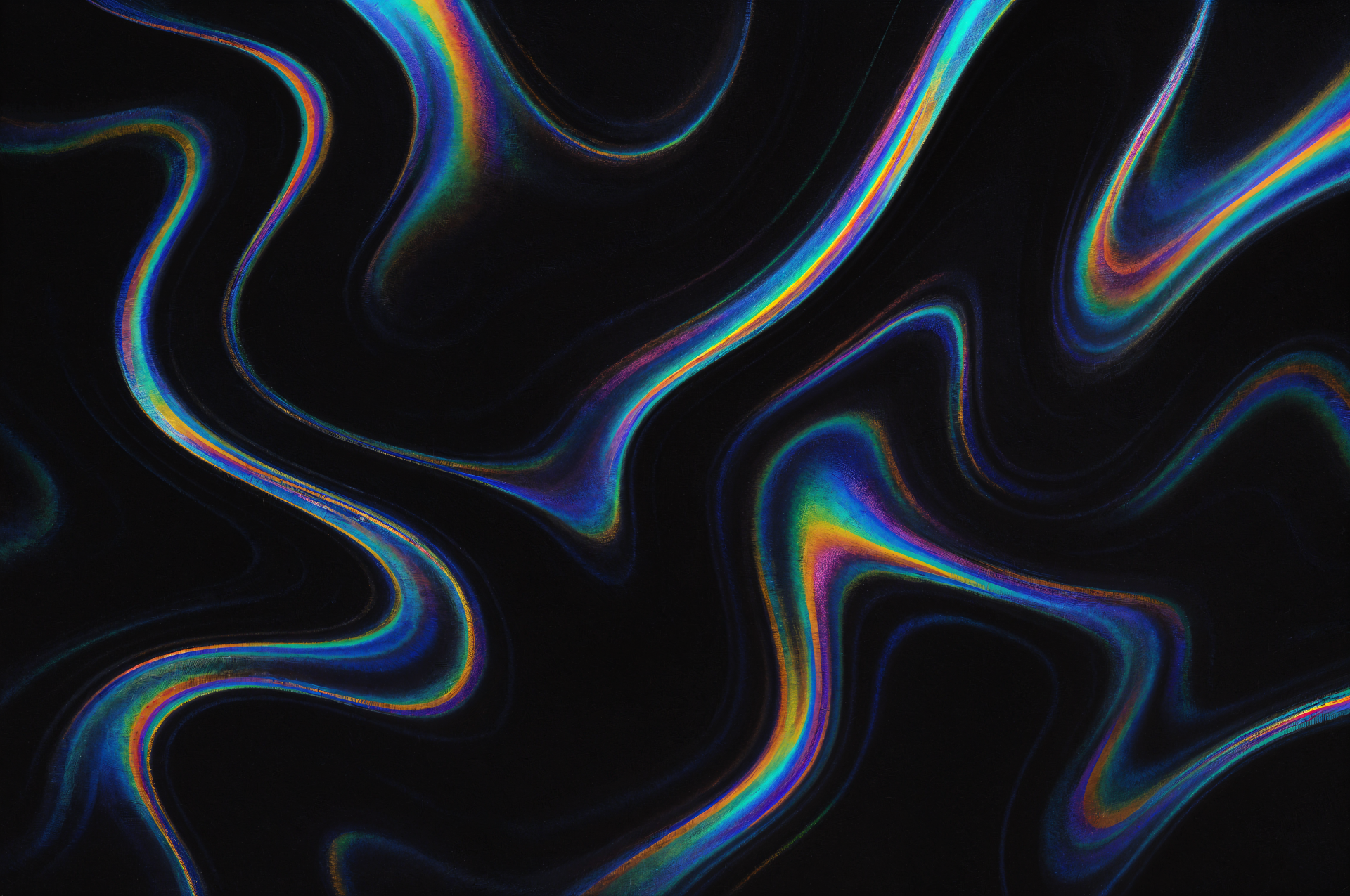 Noir Prism Flow — 4K Abstract Wallpaper by QuantumCurator, image size:1920x1275