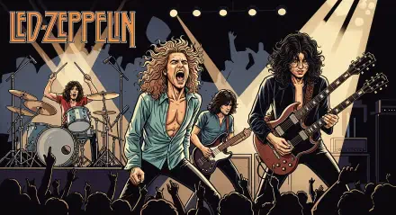 Led Zeppelin rock band HD Desktop Wallpaper | Background Image
