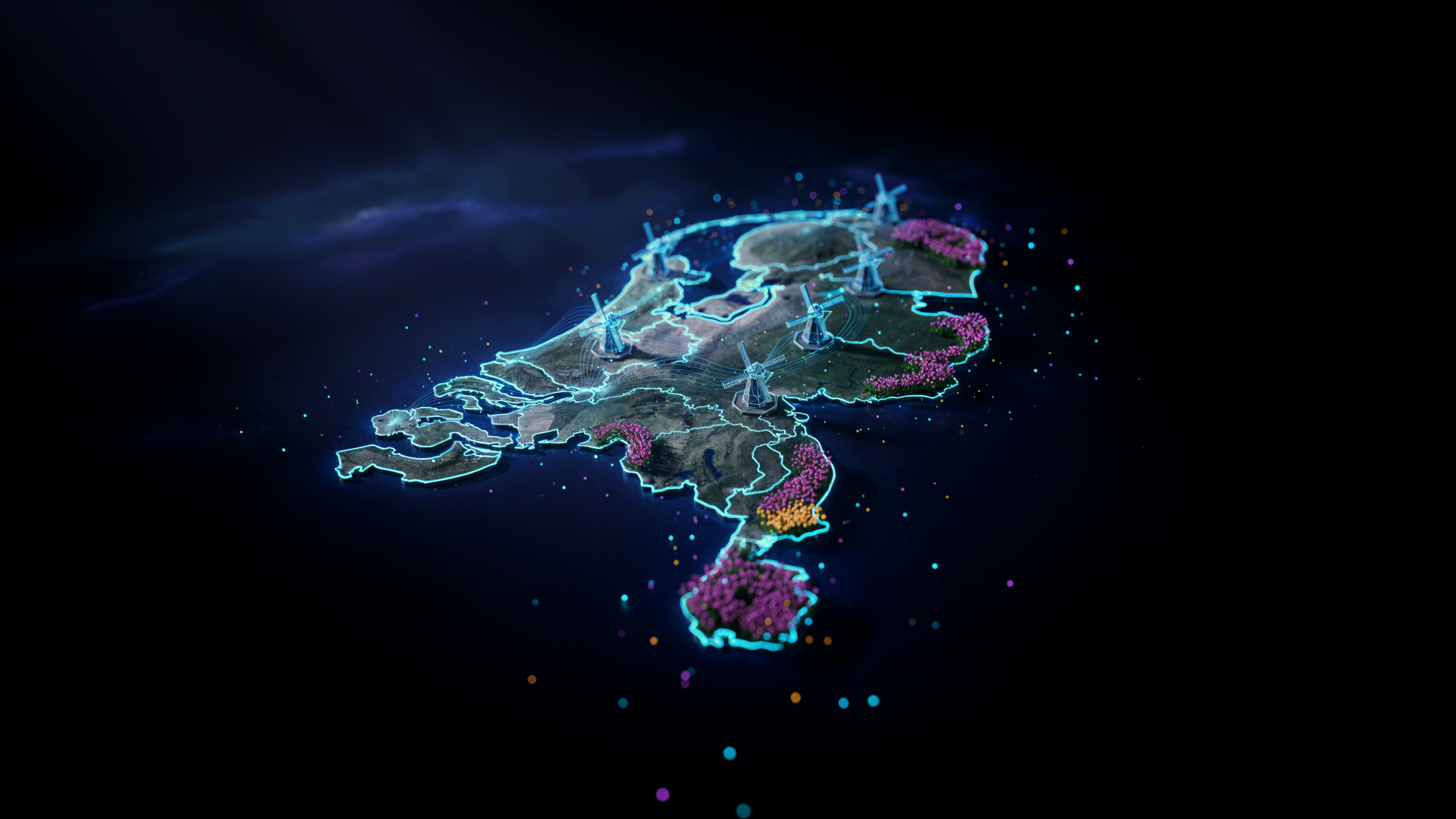 Neon Netherlands — 4K Ultra HD Wallpaper by AlphaMiner | 4096x2304 ...
