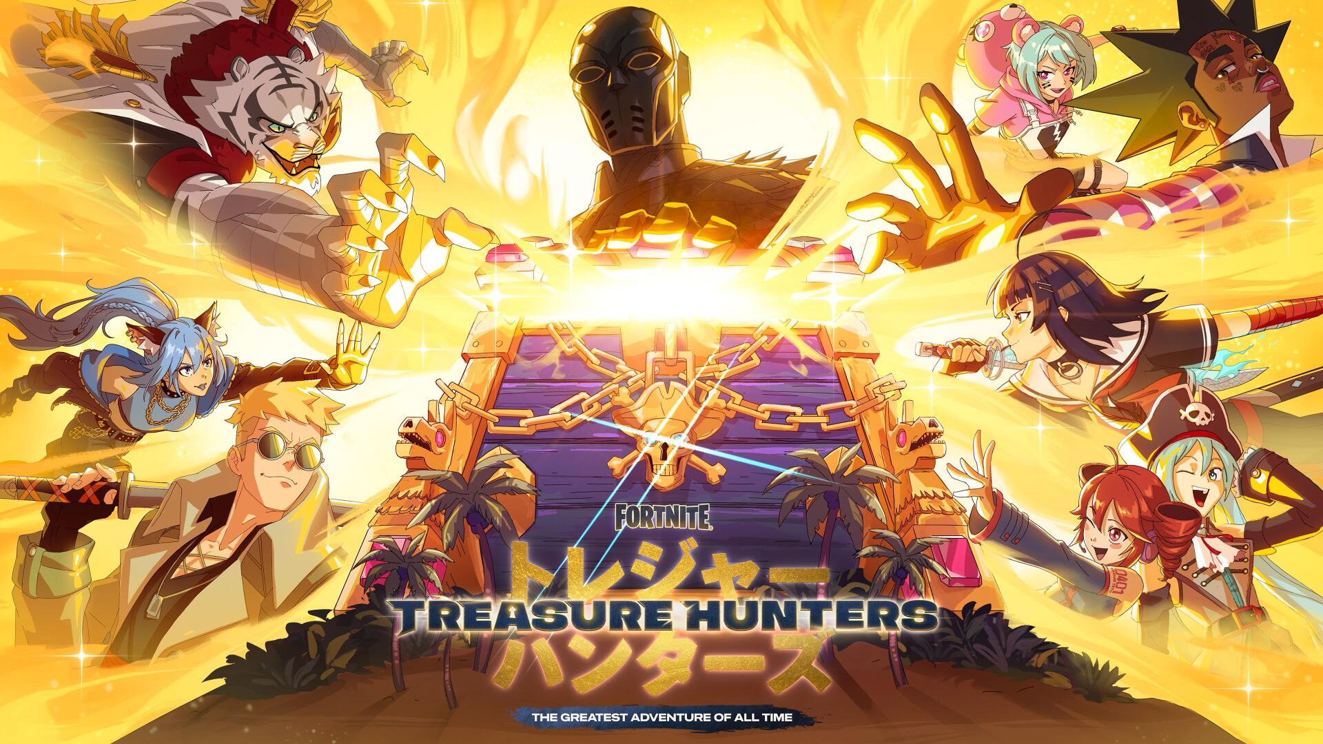 Fortnite Treasure Hunters: 4K Ultra HD Anime Wallpaper | 3840x2160 ...