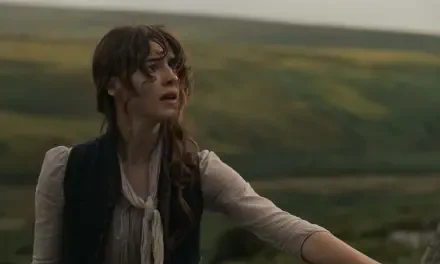 Daisy Edgar-Jones in Sense and Sensibility standing in a windswept countryside, HD desktop wallpaper and background.