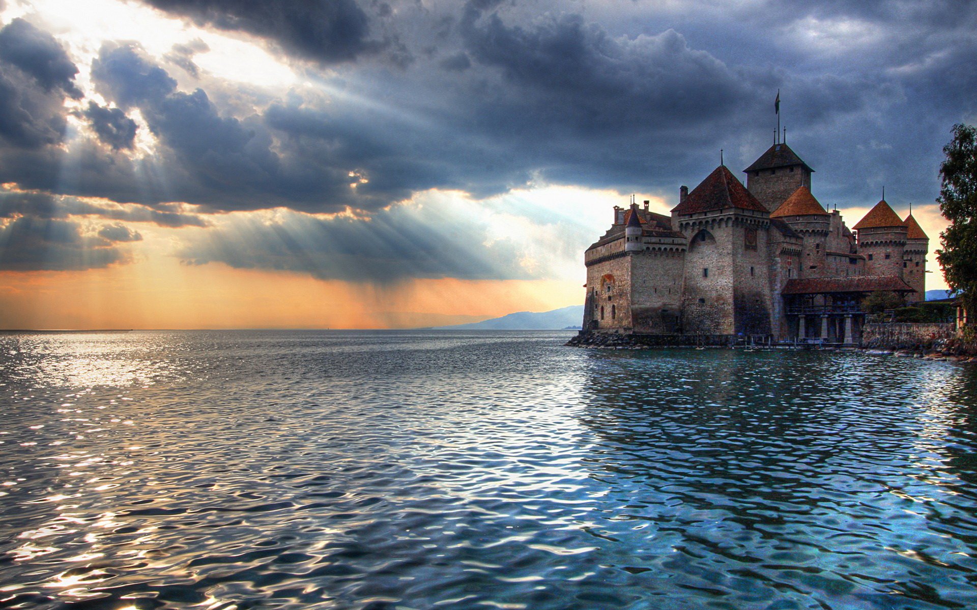 Château De Chillon HD Wallpaper | Background Image | 1920x1200 | ID