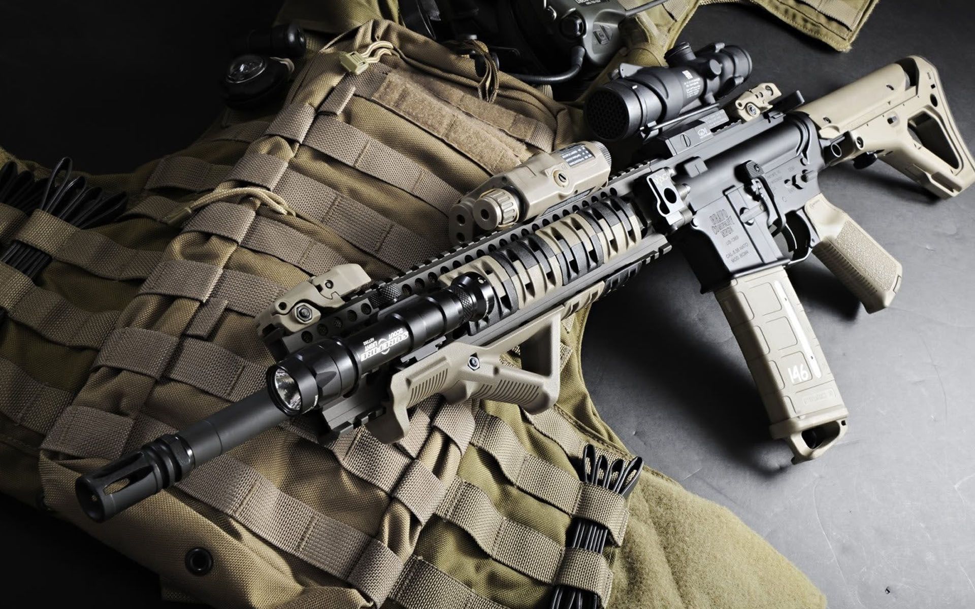 Assault Rifle Wallpaper And Background Image 1599x1064 Id