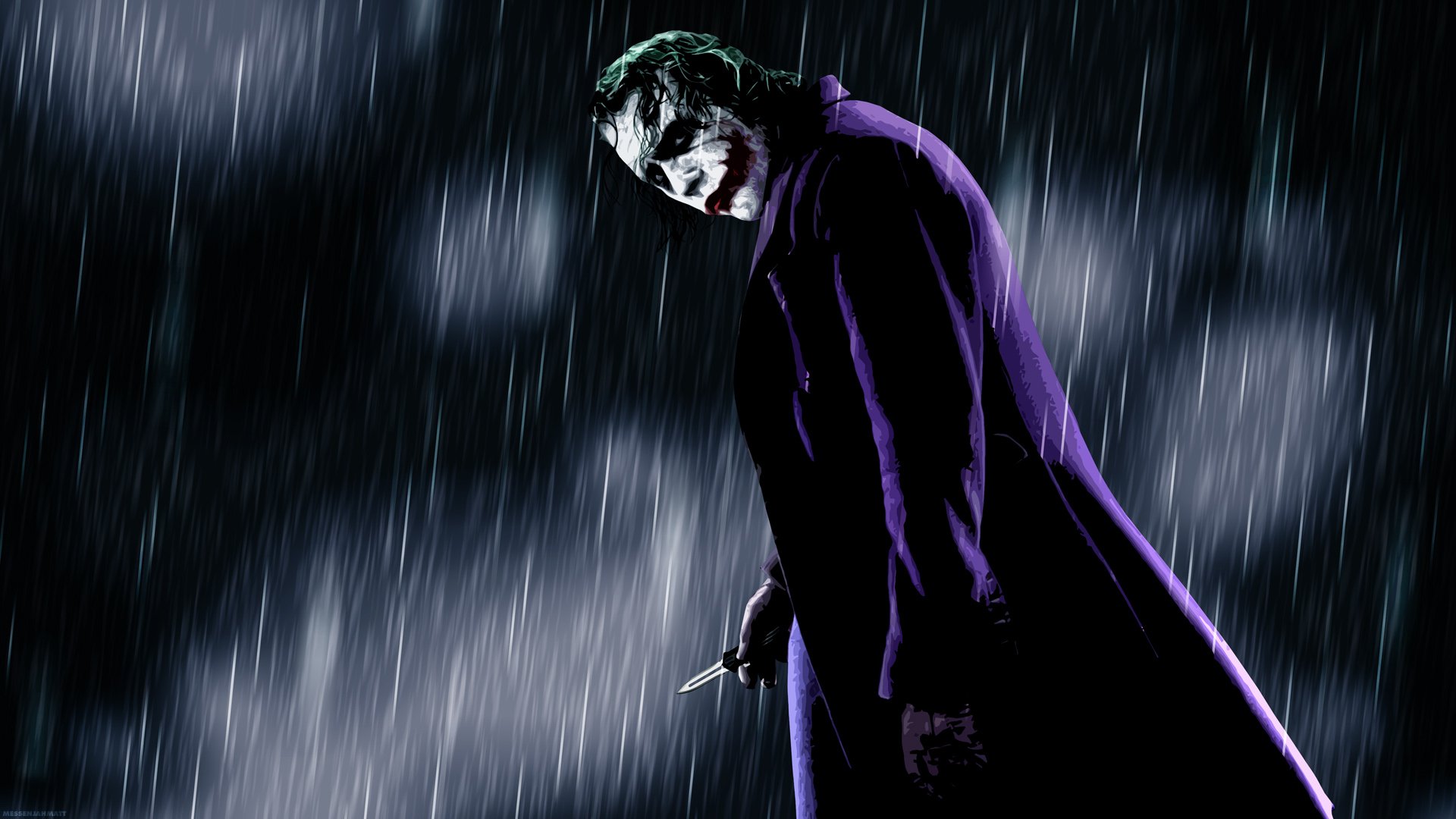 Download Joker Movie The Dark Knight HD Wallpaper by MessenjahMatt