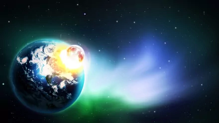 Sci Fi collision HD Desktop Wallpaper | Background Image