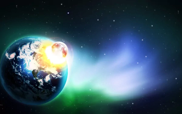 Sci Fi collision HD Desktop Wallpaper | Background Image