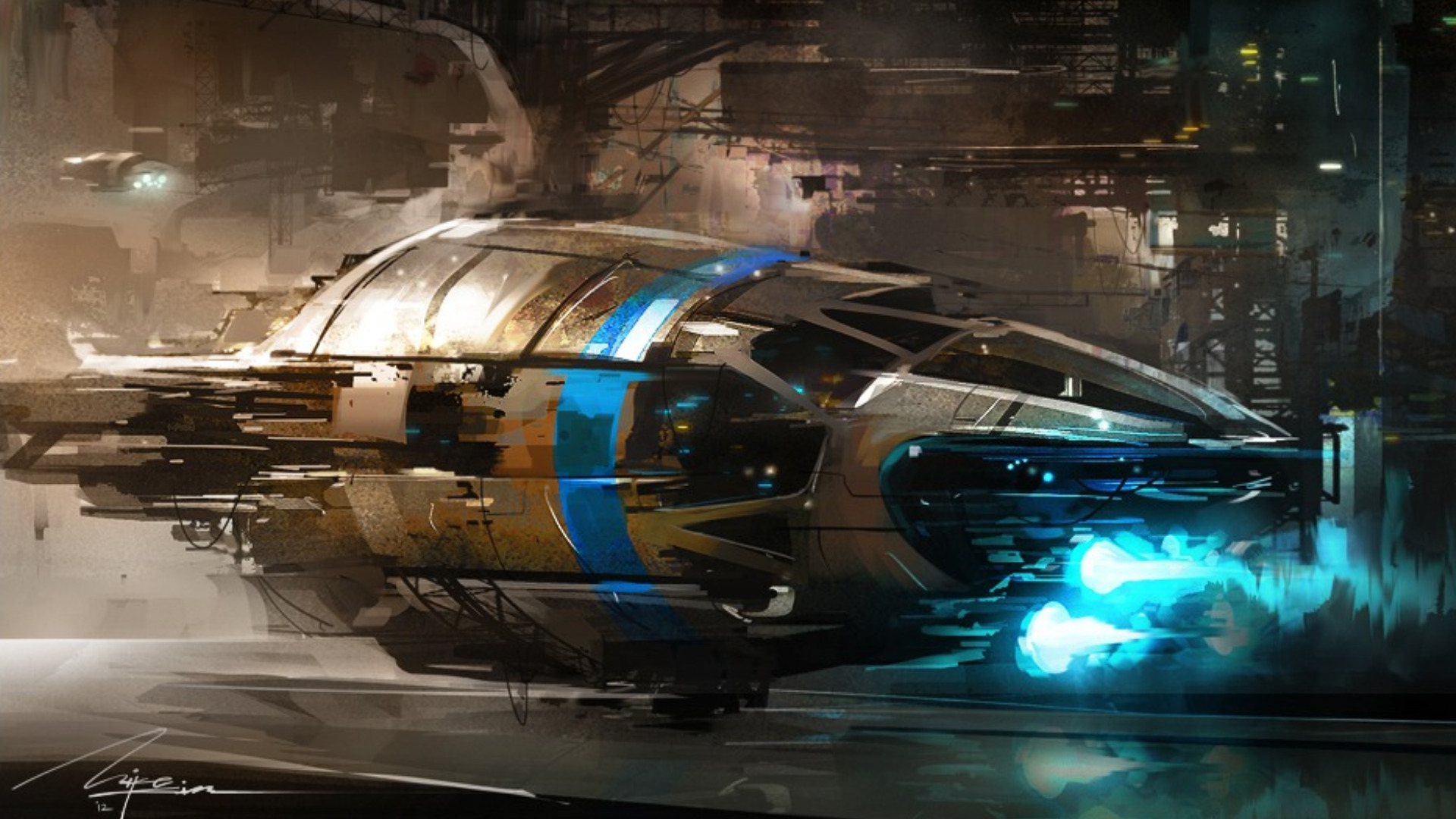 Download Sci Fi Spaceship HD Wallpaper