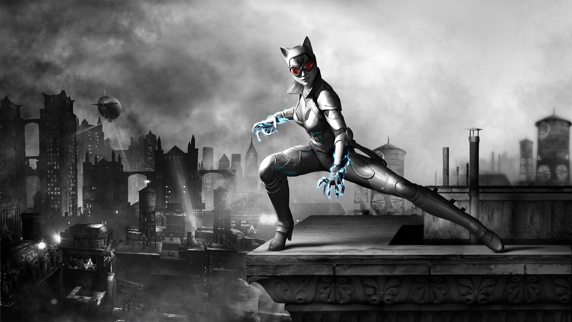 Download Catwoman Batman Video Game Batman: Arkham City HD Wallpaper