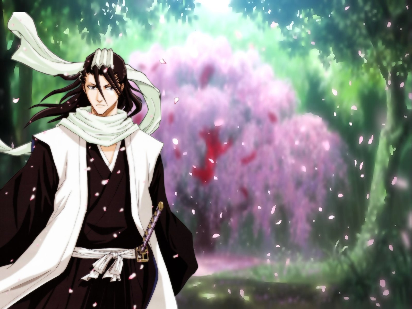 Download Byakuya Kuchiki Anime Bleach Wallpaper