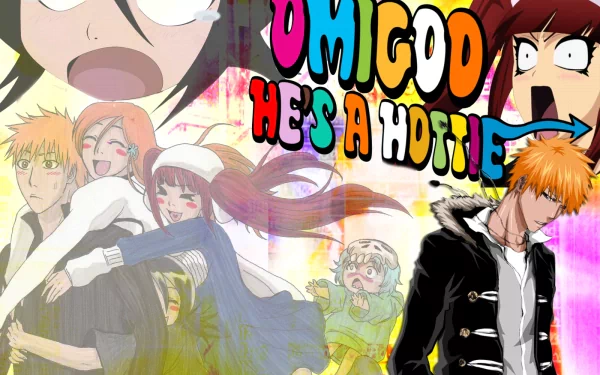 Nel Tu Rukia Kuchiki Orihime Inoue Riruka Dokugamine Ichigo Kurosaki Anime Bleach HD Desktop Wallpaper | Background Image