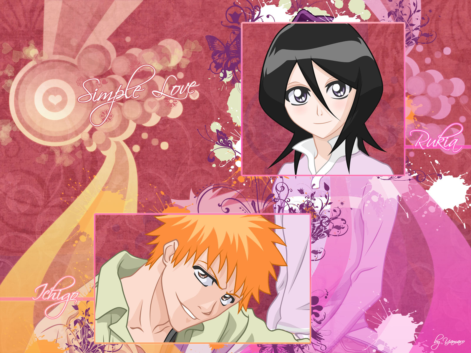 Download Ichigo Kurosaki Ruka Urushibara Anime Bleach Wallpaper 