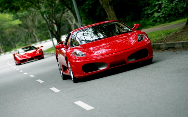 Vehicles Ferrari Car Red HD Wallpaper | Background Image