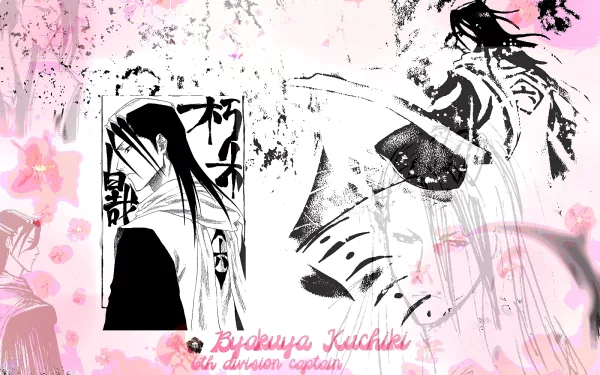 Byakuya Kuchiki Anime Bleach HD Desktop Wallpaper | Background Image