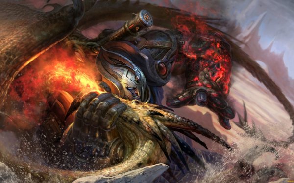 Fantasy Battle HD Wallpaper | Background Image