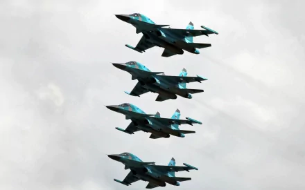  Su-34 front-line bombers