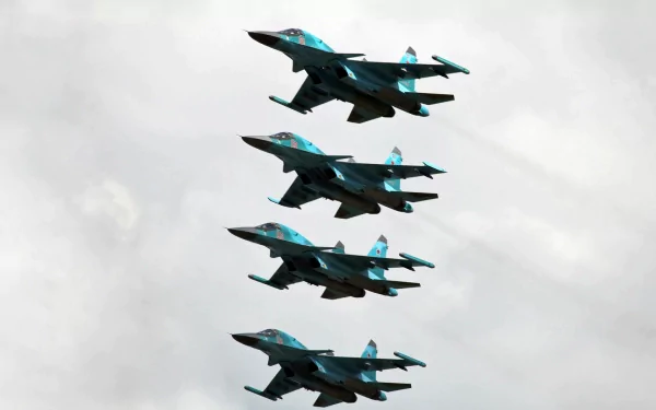  Su-34 front-line bombers