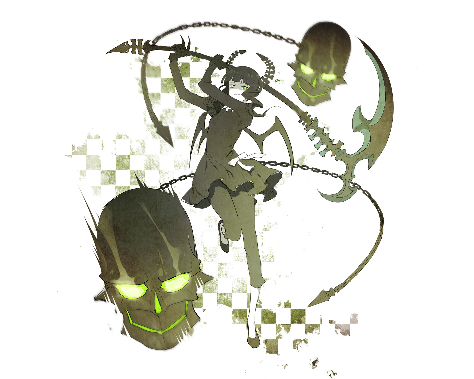 Anime Black Rock Shooter HD Wallpaper