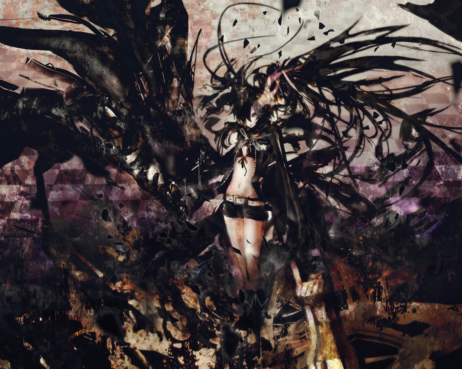 Download Insane Black Rock Shooter Anime Black Rock Shooter Wallpaper by huke