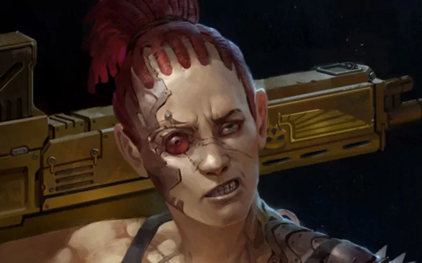 scar cyborg Sci Fi woman warrior HD Desktop Wallpaper | Background Image
