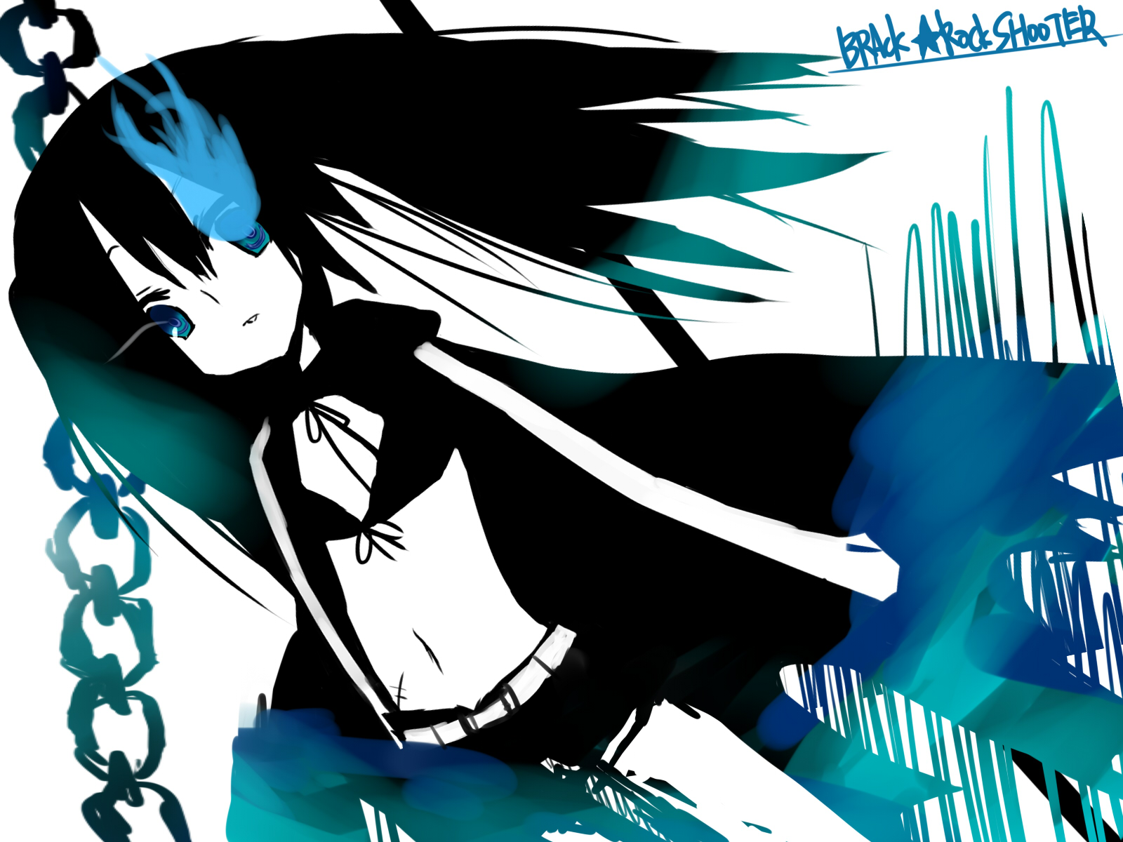 Download Anime Black Rock Shooter Wallpaper