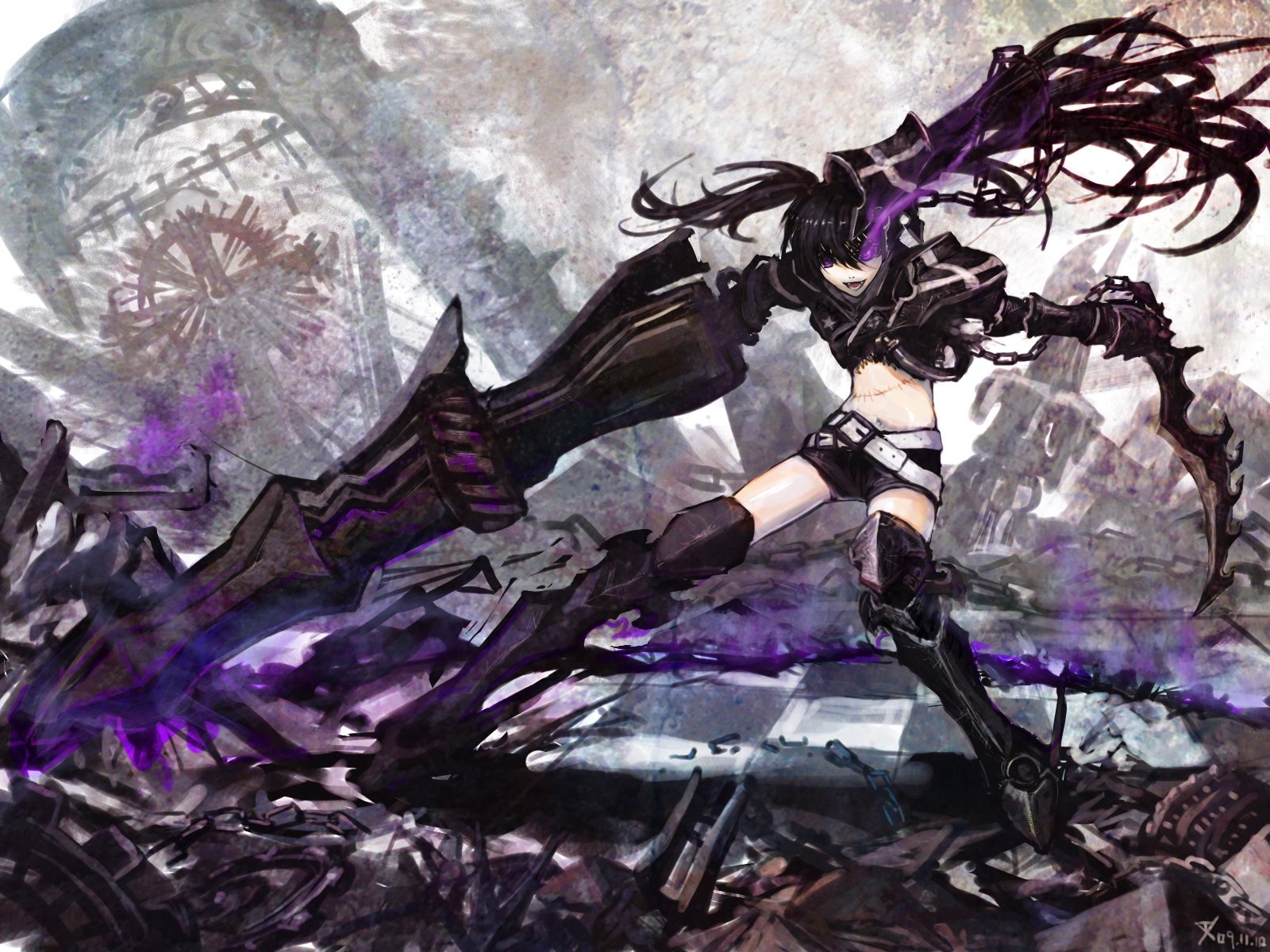 Black Rock Shooter Wallpaper and Background Image | 1600x1200 | ID