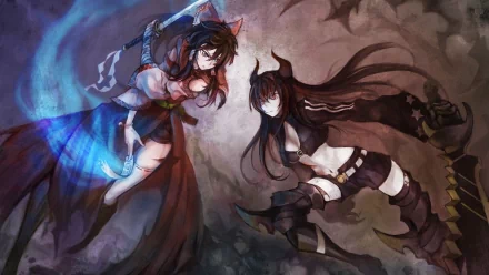 Black Gold Saw Anime Black Rock Shooter HD Desktop Wallpaper | Background Image
