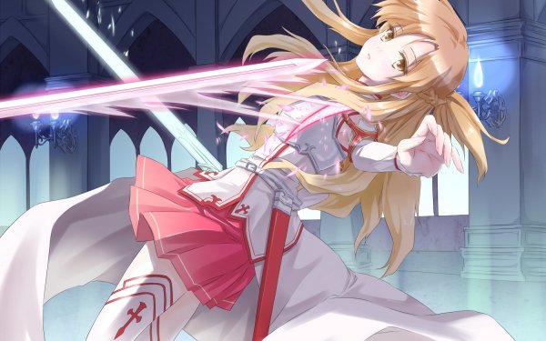 Anime Sword Art Online Sword Asuna Yuuki HD Wallpaper | Background Image