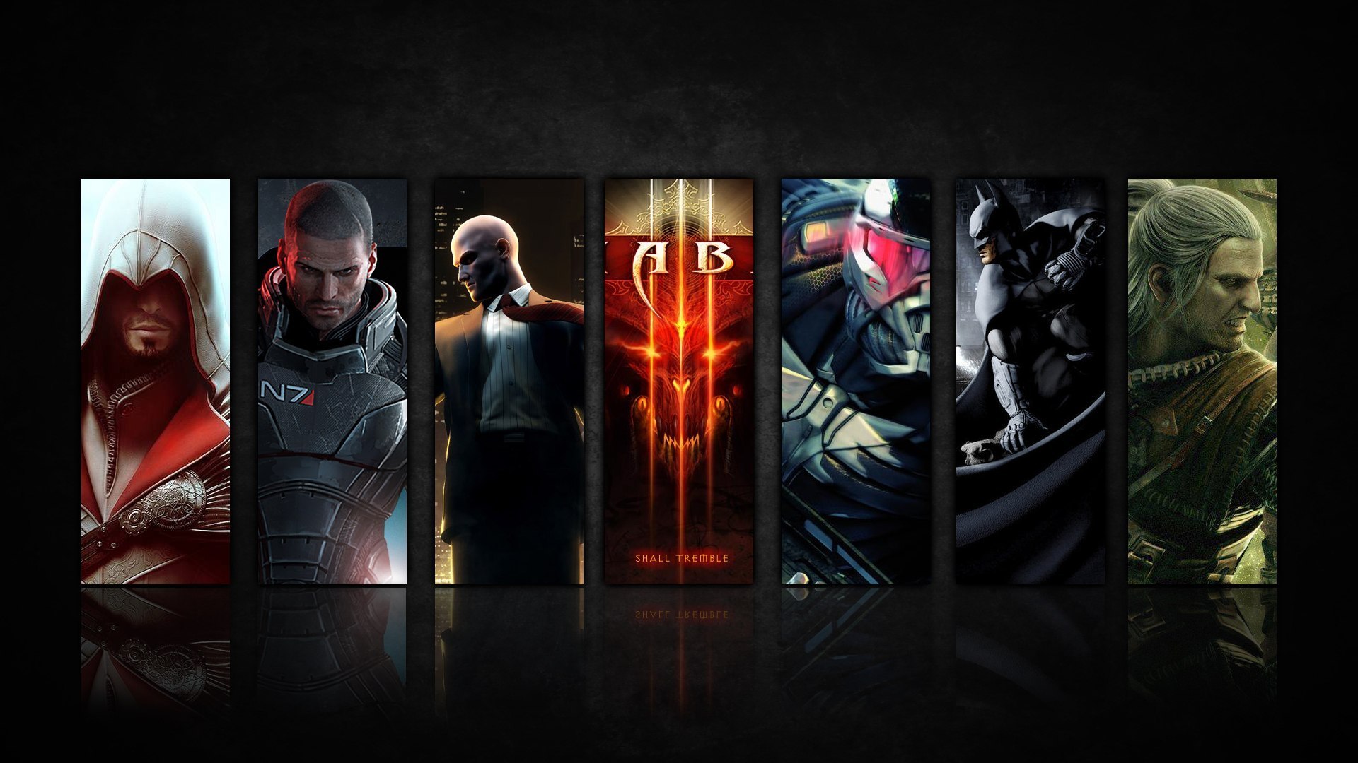 Download Video Game Collage HD Wallpaper