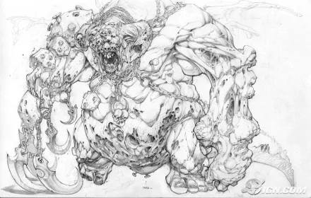  Battle Chasers Sketch by Joe Madureira