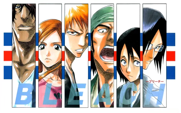 Uryu Ishida Hanataro Yamada Ichigo Kurosaki Orihime Inoue Yasutora Sado Anime Bleach HD Desktop Wallpaper | Background Image