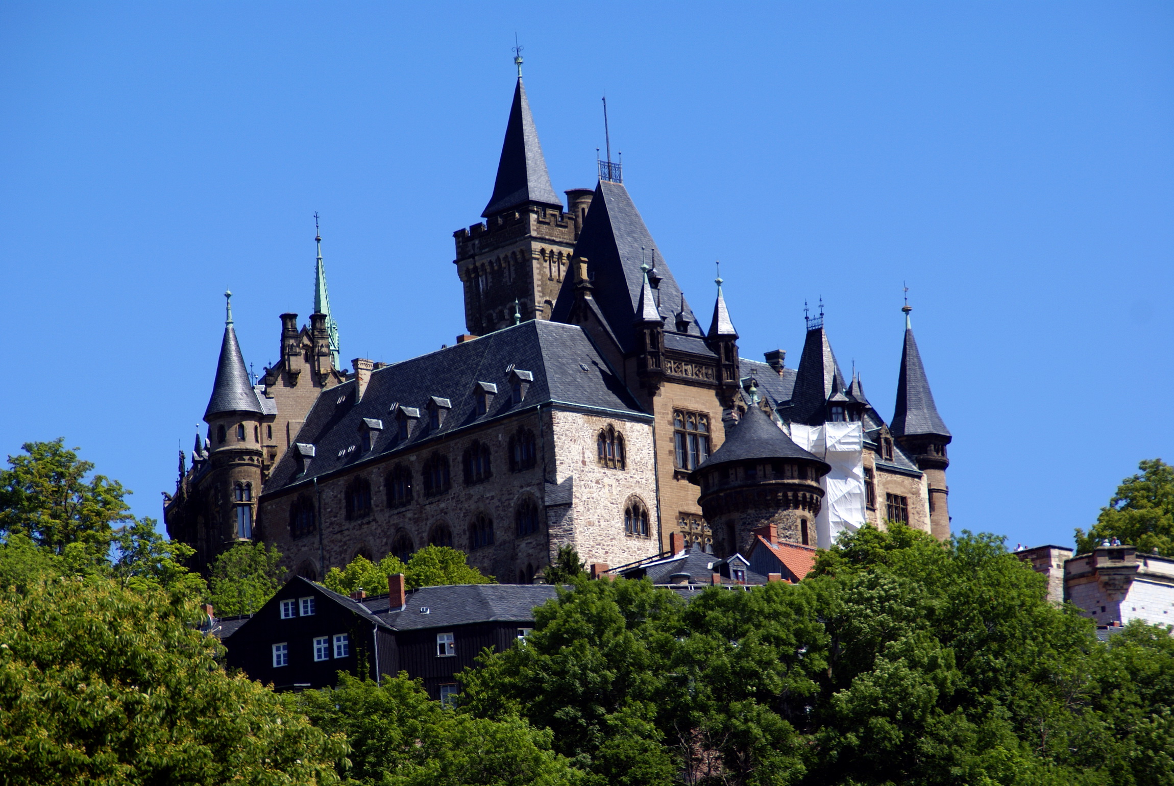 Schloss Wernigerode Germany Full HD Wallpaper and Background Image