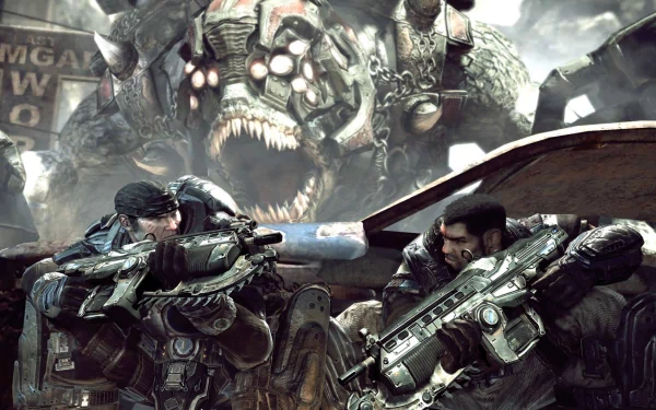 video game Gears of War Third-person shooter HD Desktop Wallpaper | Background Image