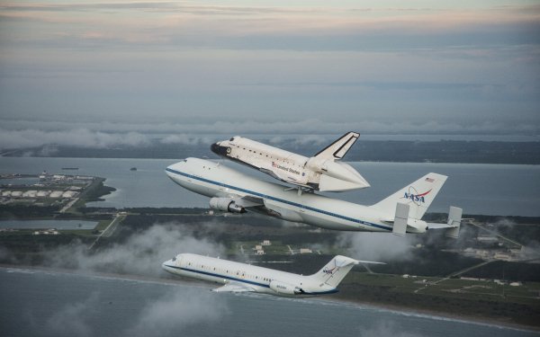 Vehicles Space Shuttle Endeavour Space Shuttles Shuttle Airplane NASA Aircraft HD Wallpaper | Background Image