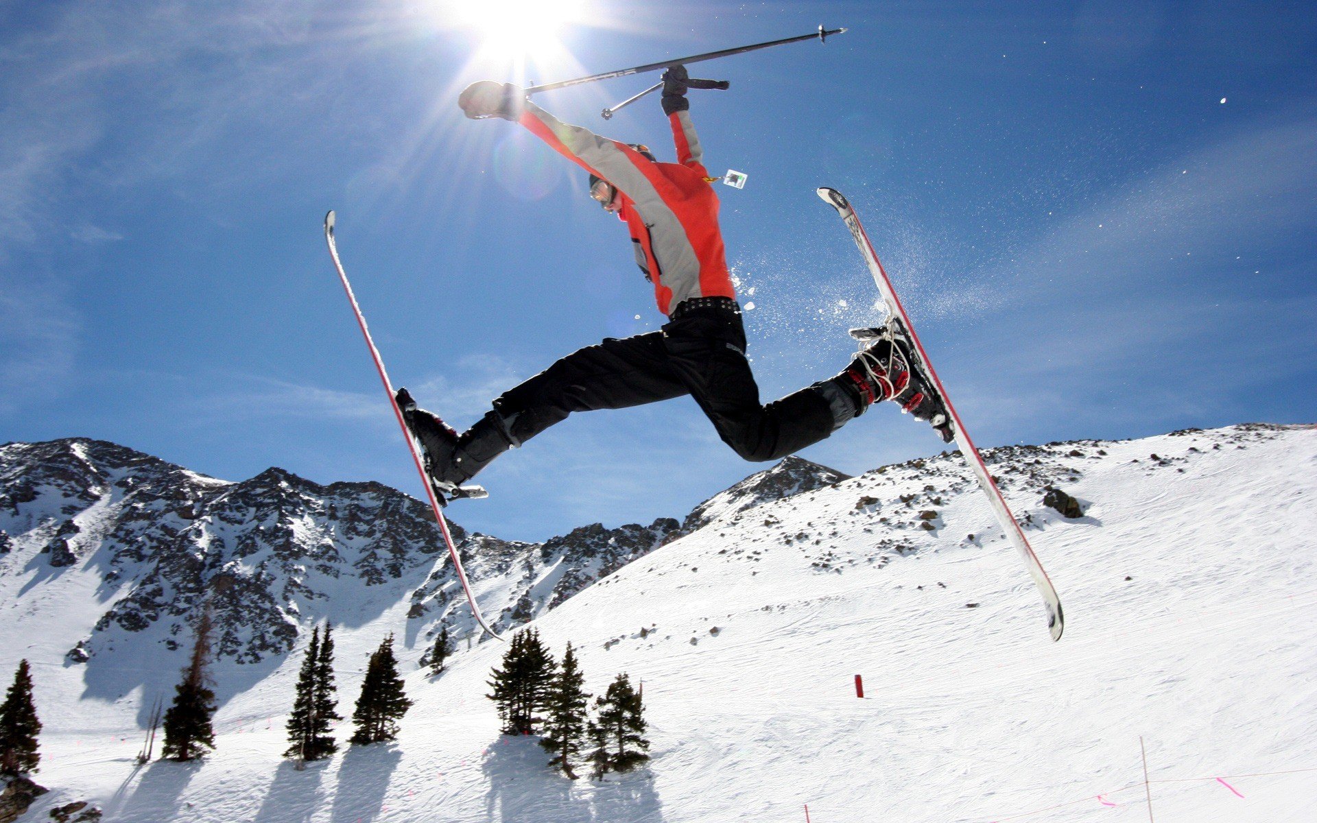 Download Mountain Winter Snow Skiing Sports Snowy Mountain HD Wallpaper