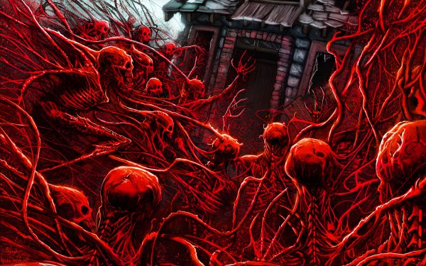 Comics Romantically Apocalyptic Horror Creepy Spooky Scary Halloween HD Wallpaper | Background Image