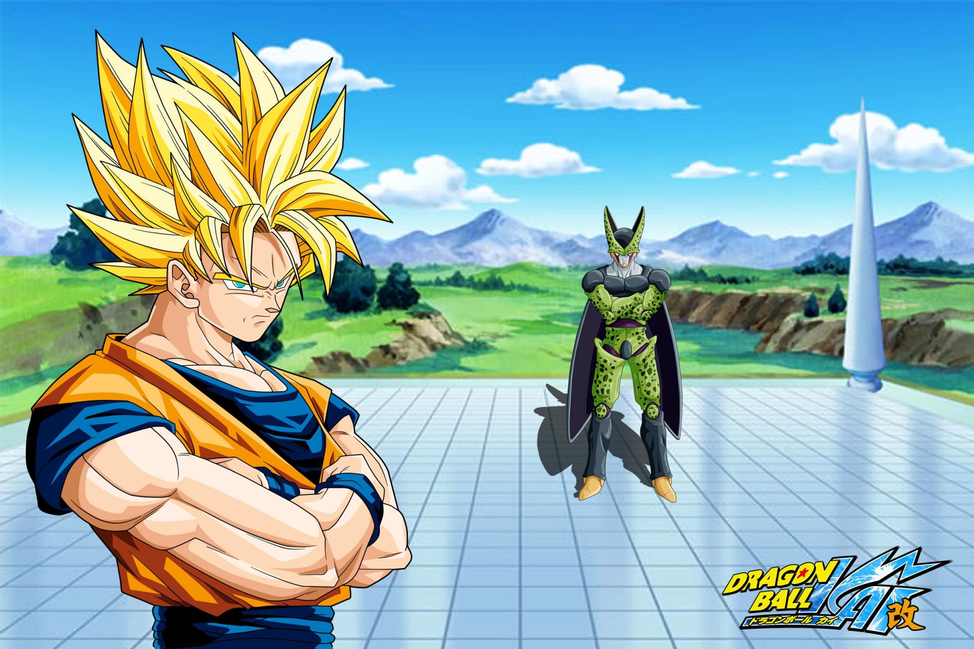 Goku vs Cell Showdown - Dragon Ball Z HD Wallpaper