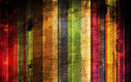 An abstract HD desktop wallpaper featuring vibrant, textured stripes in various colors, creating a rich and dynamic visual background.