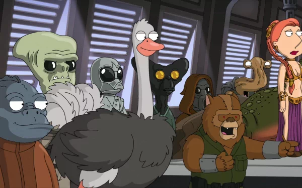 Lois Griffin Star Wars cartoon TV Show Family Guy HD Desktop Wallpaper | Background Image