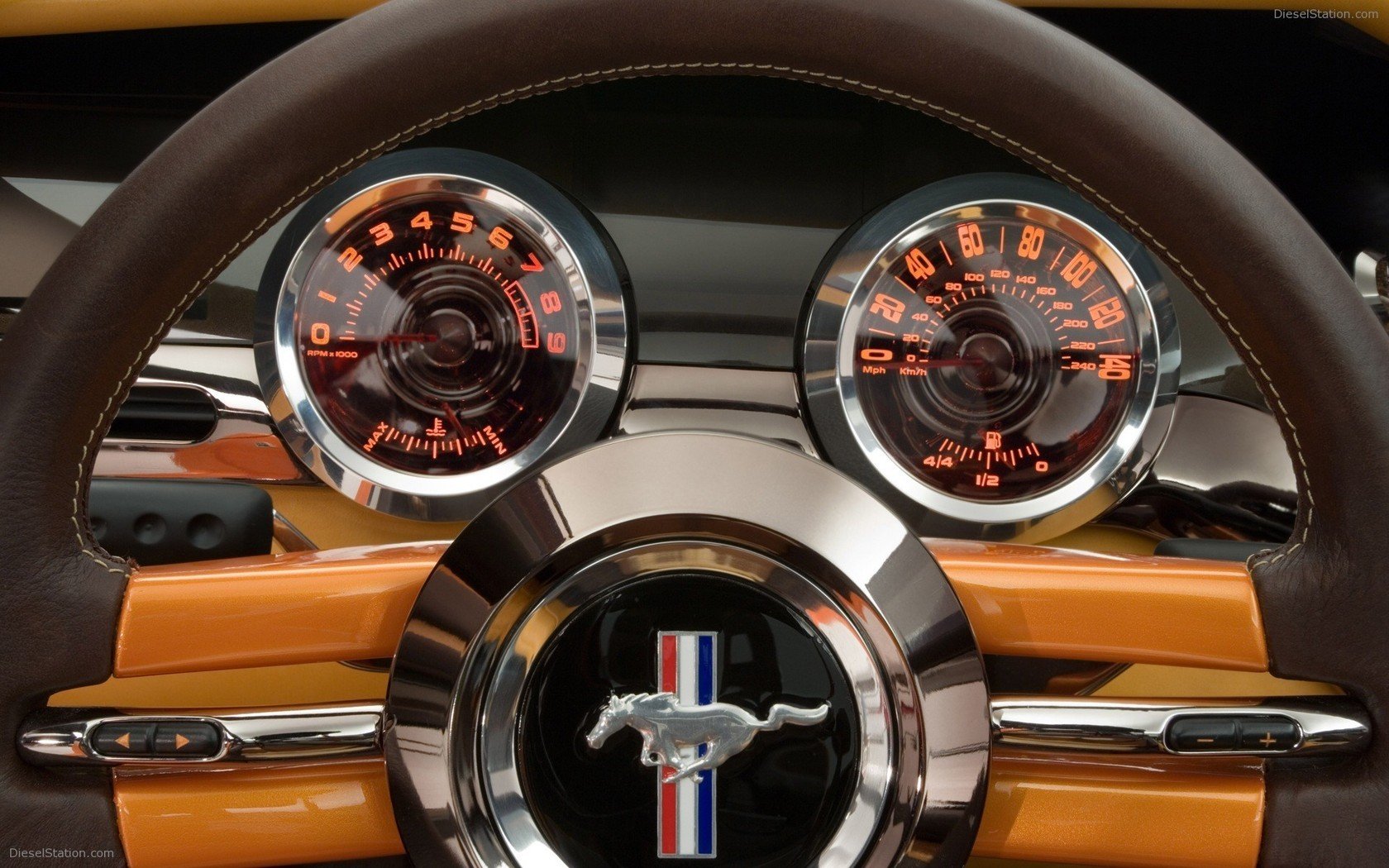 HD Ford Mustang Dashboard: Classic Muscle in Focus | 1680x1050 ...