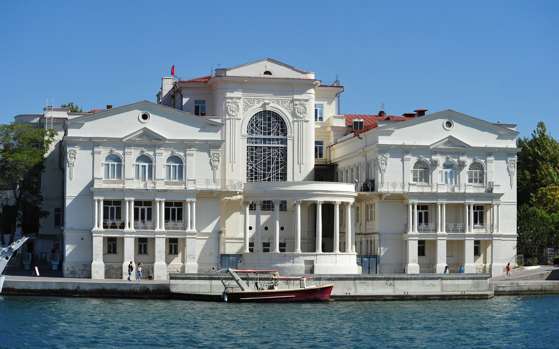 Download Mansion Architecture Building Boat River Water Man Made House ...