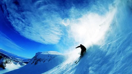 skiing Sports HD Desktop Wallpaper | Background Image